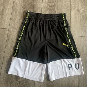 Puma boys logo lab poly interlock shorts